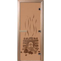 Дверь Doorwood Банька Бронза матовая Дверь Doorwood Банька Бронза матовая