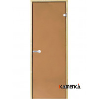 Дверь Harvia SТG 8x19 сосна/бронза Дверь Harvia SТG 8x19 сосна/бронза