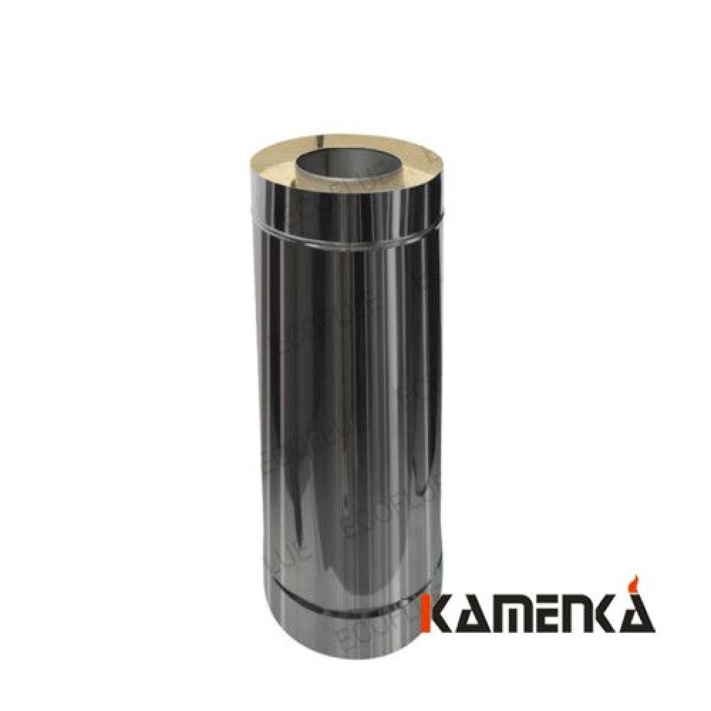 Труба сэндвич EcoFlue 1 мм нерж+нерж диаметр 200х120 длина 500