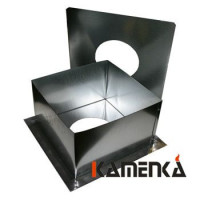 Потолочно-проходной узел EcoFlue диаметр 115 квадрат нерж+оцинк