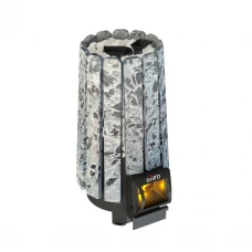 Дровяная банная печь Grill'D Cometa Vega 180 Short Stone Pro (Серпентинит)