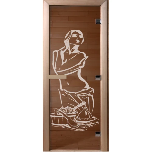 Дверь Doorwood Искушение Бронза прозрачная