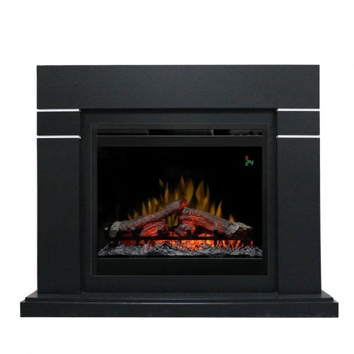 Каминокомплект Lindos - Черный (Высота 985мм) с очагом Symphony 26'' DF2624L-INT