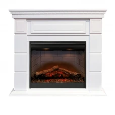Каминокомплект Portland - Белый с очагом Symphony 26'' DF2608-INT