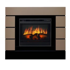 Каминокомплект Lindos - Beige Grey с очагом Vision 23 EF LED 3D FX