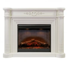 Каминокомплект Manor - Белый дуб с очагом Symphony 26'' DF2608-INT