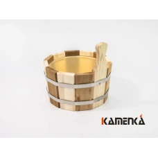 Ушат 4л ЗЕБРА с пласт. вкл. Термо