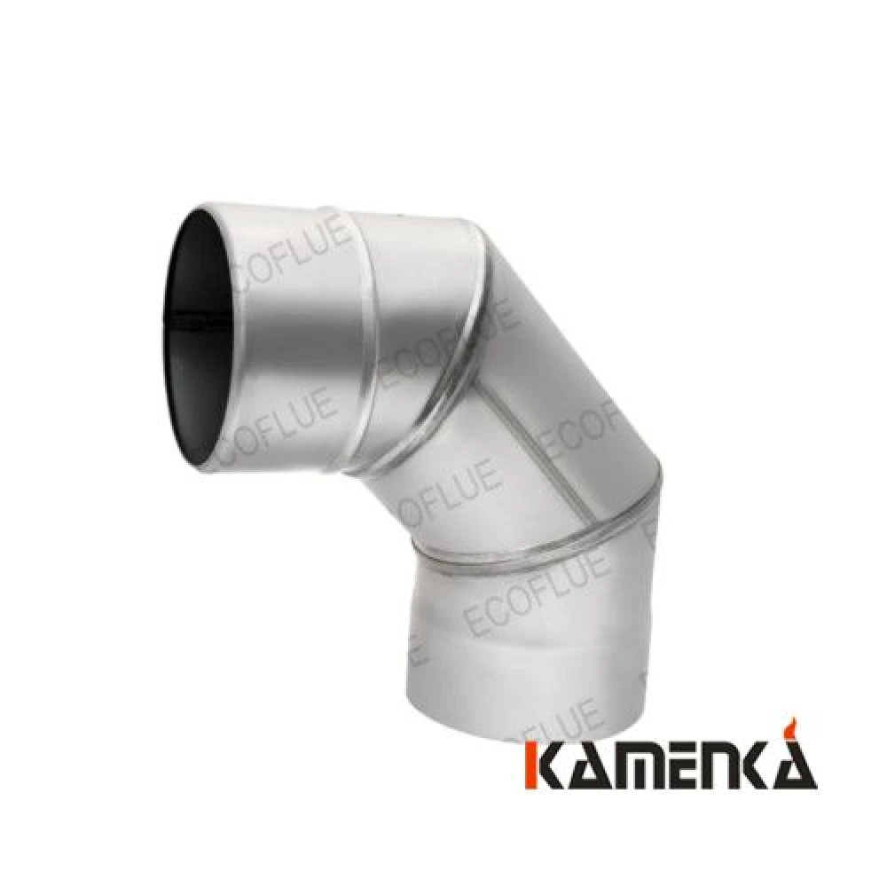 Отвод EcoFlue нерж 1мм диаметр 115 угол 90