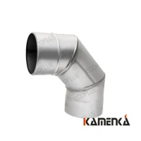 Отвод EcoFlue нерж 1мм диаметр 150 угол 90