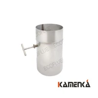 Шибер EcoFlue 0,5мм нержавейка, диаметр 150