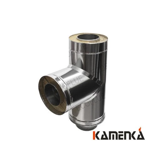 Тройник сэндвич EcoFlue 1мм нерж диаметр 200х115