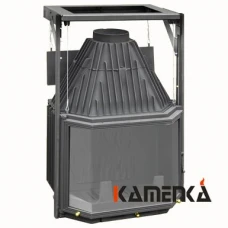 Каминная топка чугунная Мета Призма 700П с подъемным механизмом