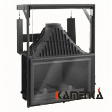 Каминная топка чугунная Мета Камилла 900П с подъемным механизмом