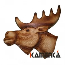 Вешалка Лось кавказская липа тонированная