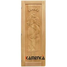 Дверь кавказская липа с петлями Медведь