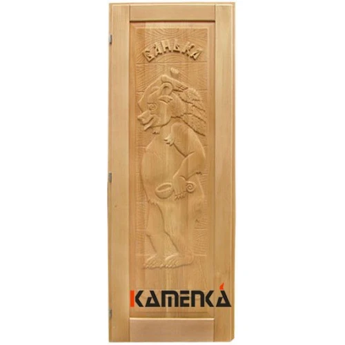 Дверь кавказская липа с петлями Медведь